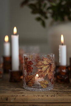 Majas Lykta Autumn Forest Leaves 9x10 cm