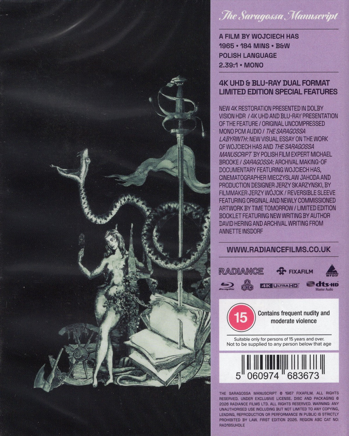 The Saragossa Manuscript (Limited Edition) (ej svensk text) (4K Ultra HD + Blu-Ray) - 2