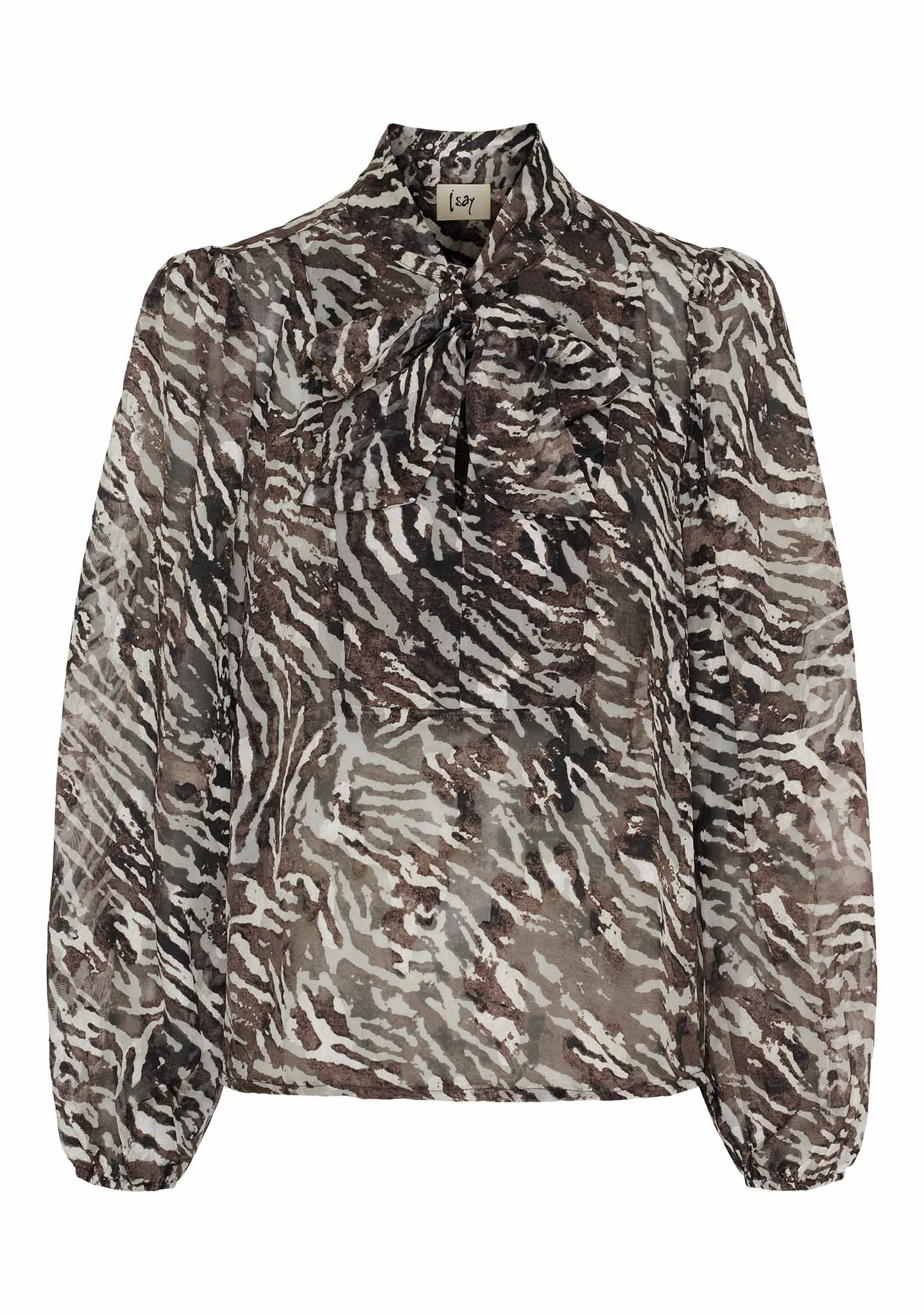 Jill Blouse - Flowing Brown - Isay - 4