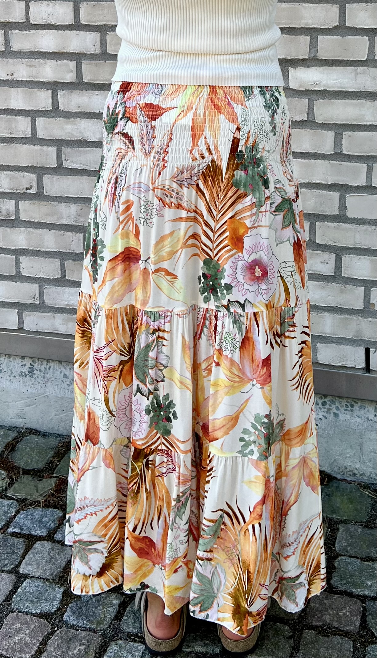 Cosy House Kjol Alice Blad Orange - 4