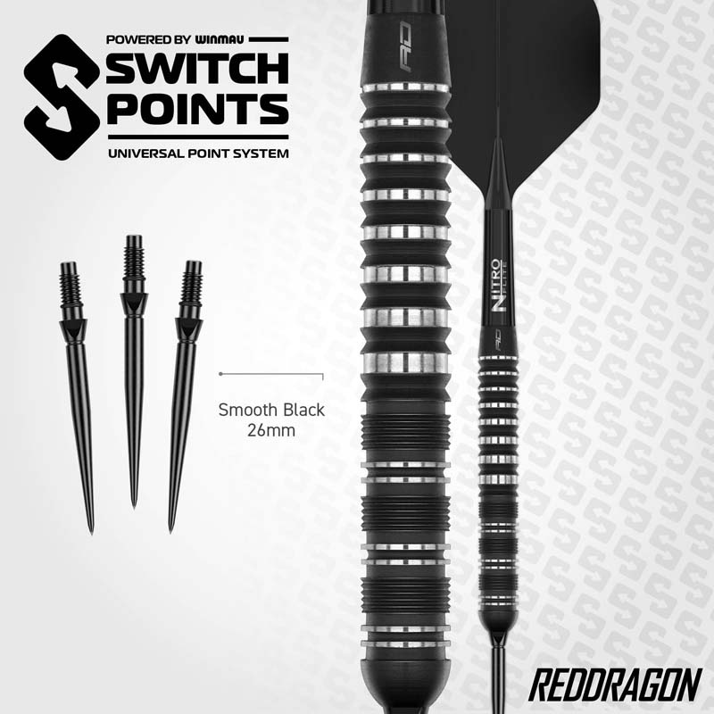 Red Dragon Sable Parallel Switch Points 90% 21g - 6