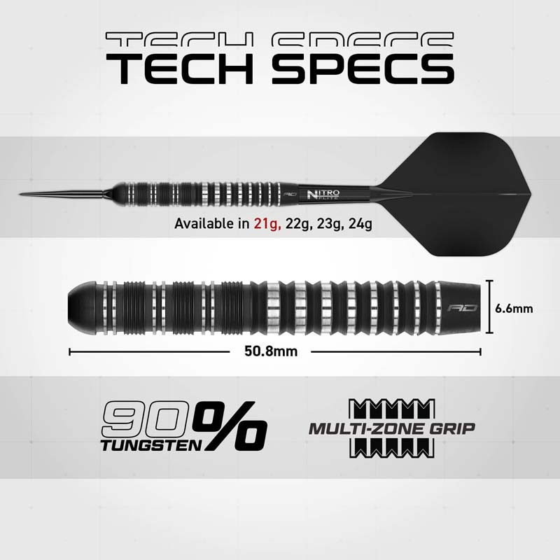 Red Dragon Sable Parallel Switch Points 90% 21g - 8