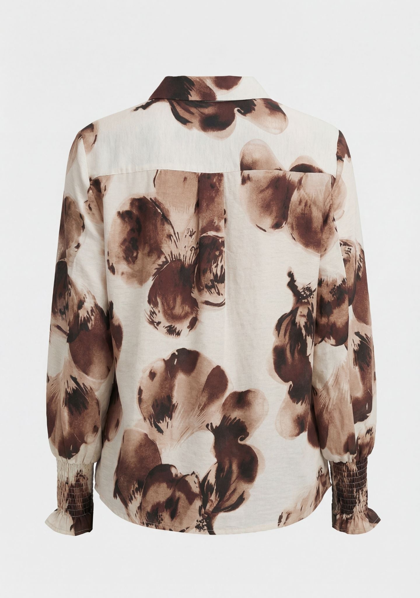 Ane Smock Shirt - Aubergine Flow - Isay - 5