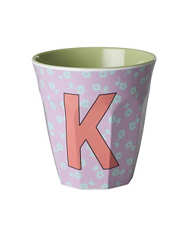 Mugg i melamin, Alfabetsmugg K Flowers, Rice