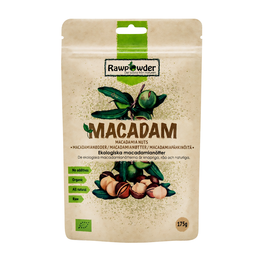 Macadamianötter 175g EKO RAW