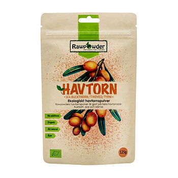 Havtorn Pulver 125g EKO RAW