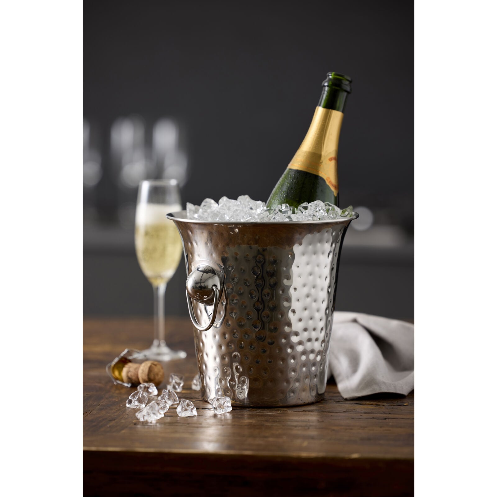 Vin/champagnekylare Hamrat Stål 4 Liter - 3