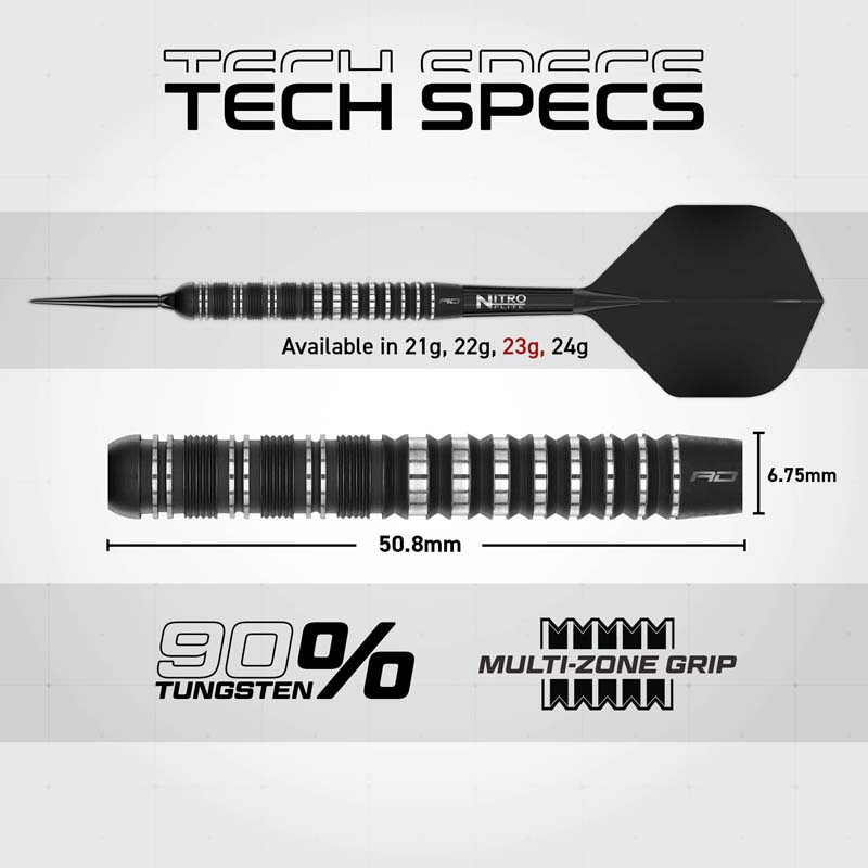 Red Dragon Sable Parallel Switch Points 90% 23g - 8