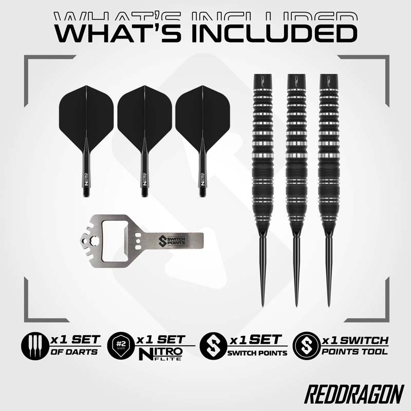 Red Dragon Sable Torpedo Switch Points 90% 24g - 3