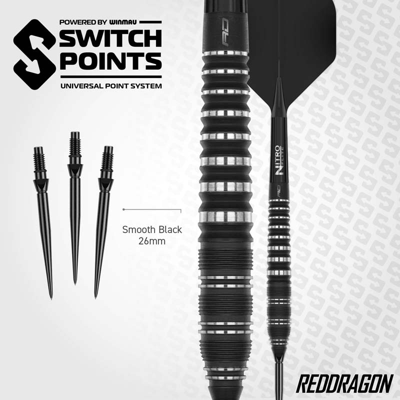Red Dragon Sable Torpedo Switch Points 90% 24g - 6