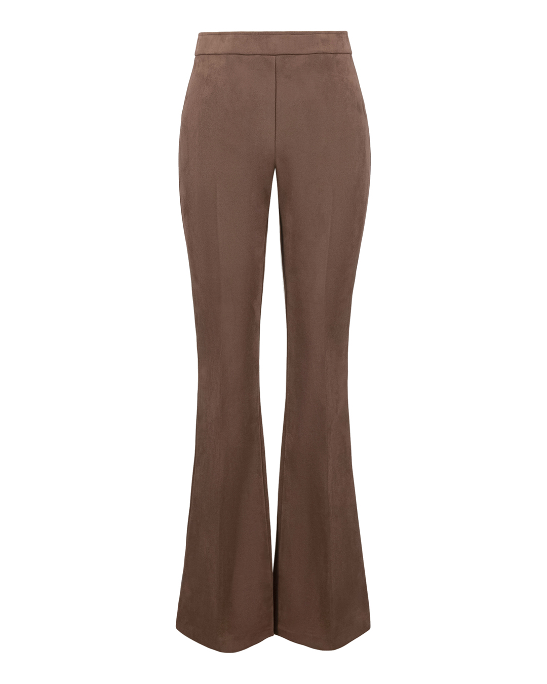 Byxor alcantara flared brun - 4