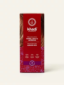 Naturlig Hårfärg Henna, Amla & Jatropha 100g, Khadi