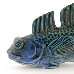 Sven Wejsfelt (1980s) Blue Fish from the Nordic Fauna 14/9 cm