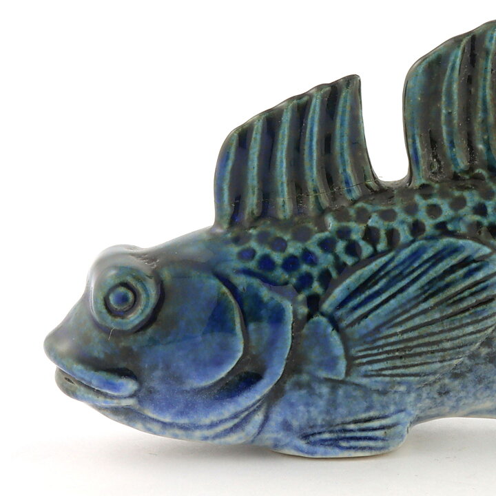 スヴェン・ヴァイスフェルト  青い魚  北欧の生物  14/9cm  1980年代