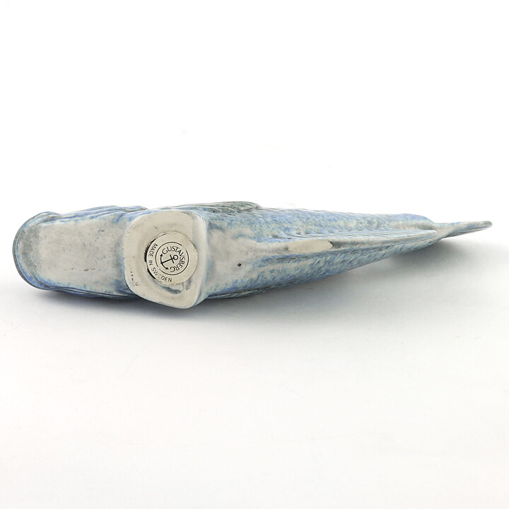 スヴェン・ヴァイスフェルト  青い魚  北欧の生物  14/9cm  1980年代