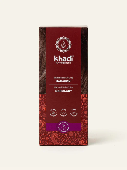 Naturlig Hårfärg Mahagoni, 100g, Khadi