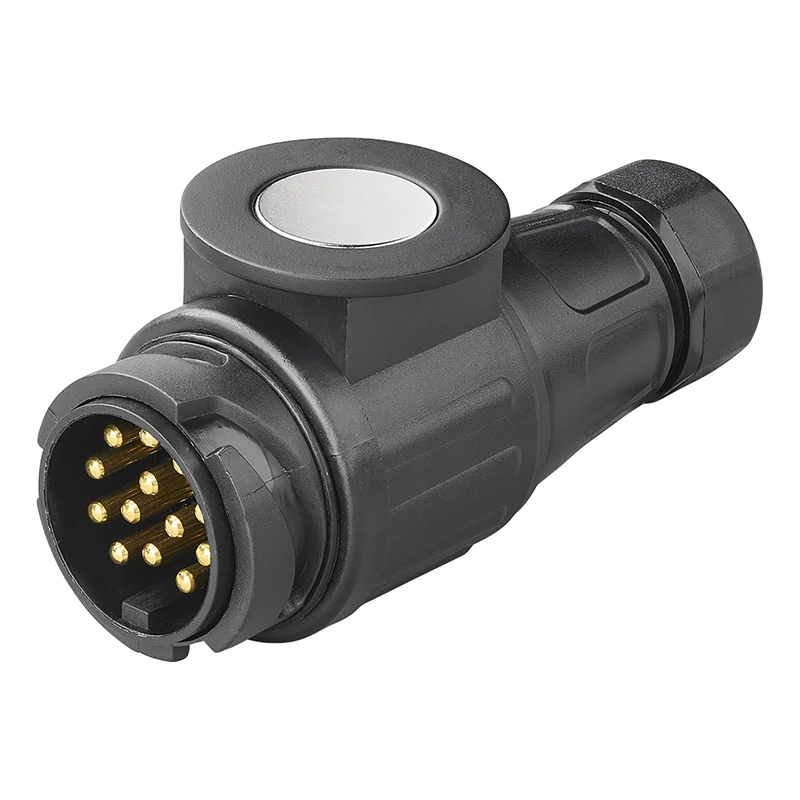 13-stiftskontakt PVC Jaeger med magnet