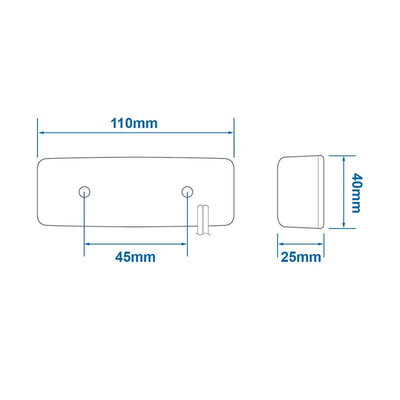 Position Light 12/24V White 110x40mm LED - 4