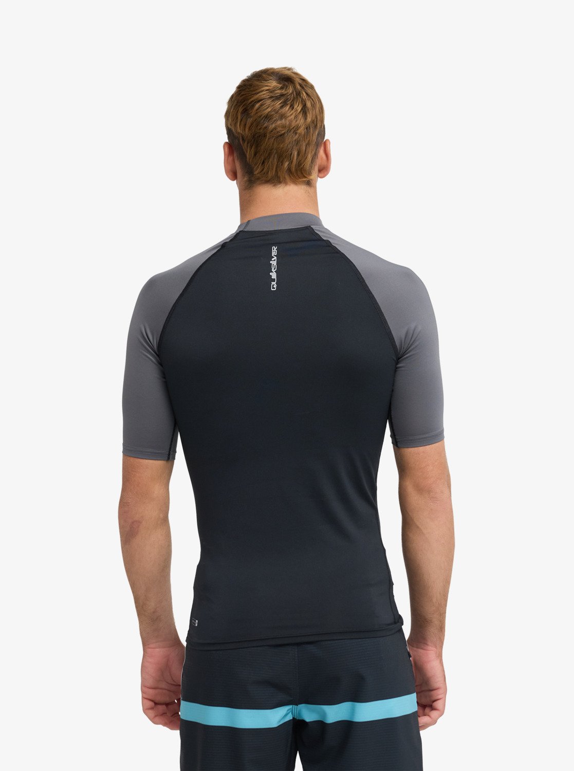 Quiksilver rashguard  everyday s/s svart/grå - 4