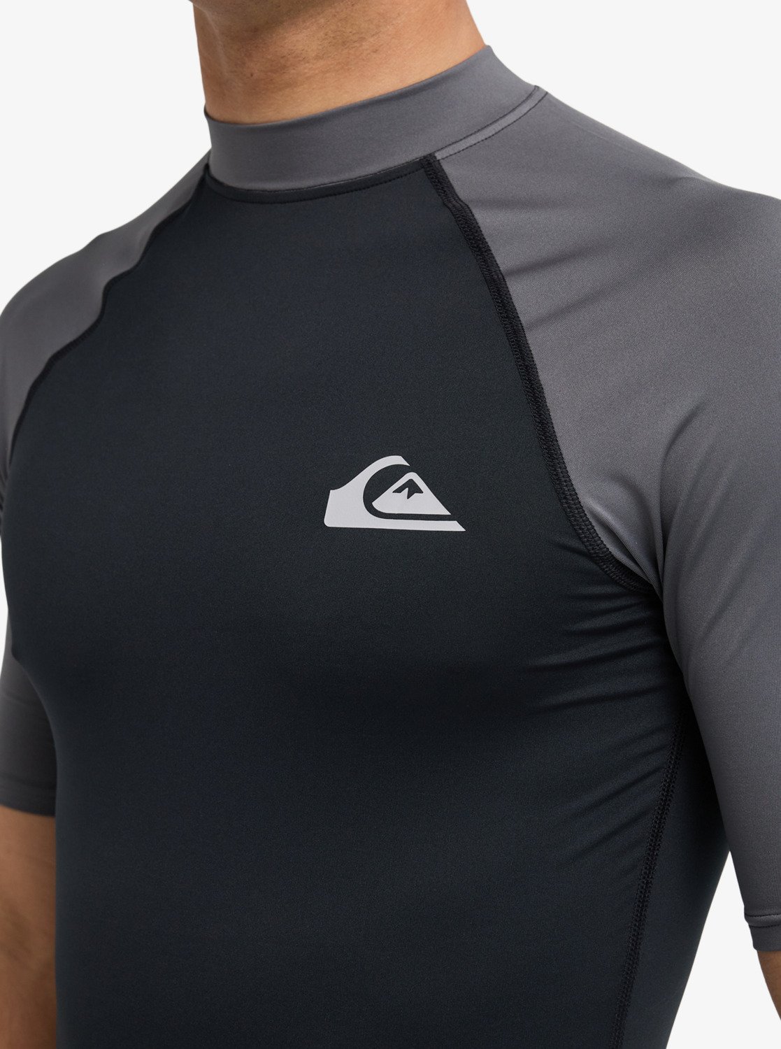 Quiksilver rashguard  everyday s/s svart/grå - 6