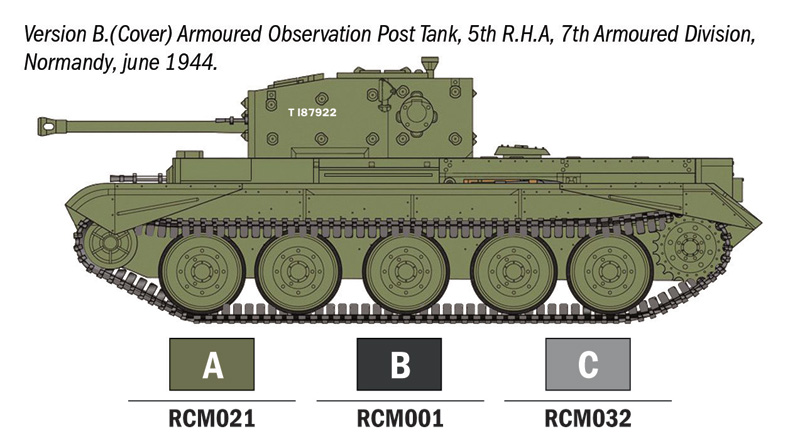 Modellset: Cromwell Mk.IV 1/56 - 3