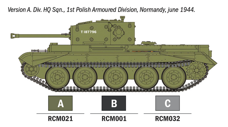 Modellset: Cromwell Mk.IV 1/56 - 4