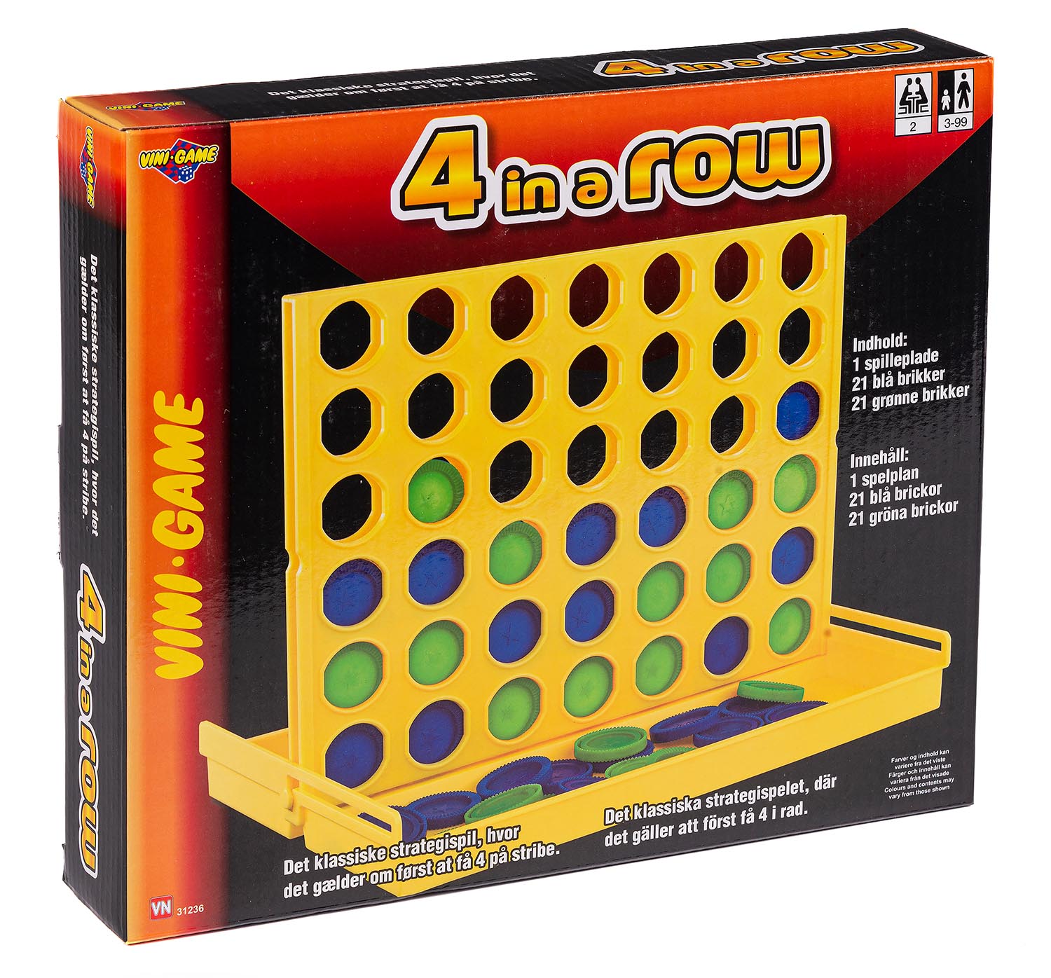 Vini Spel 4 På Rad i Box