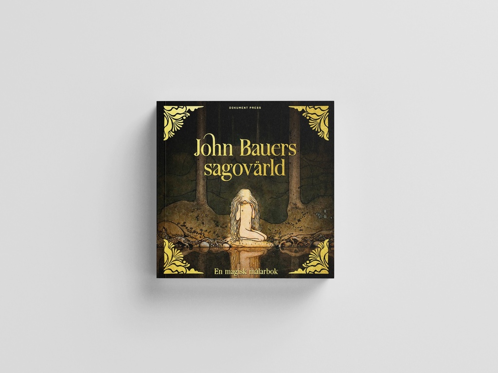 Målarbok John Bauers sagovärld