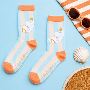 Randiga Snorkfröken Strumpor  -  One size (EU 36-42) 