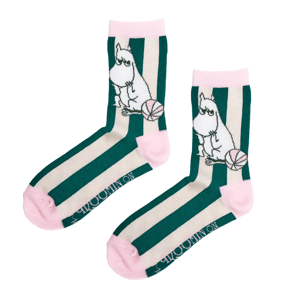 Moomin Striped Moomintroll Socks, 36-42 