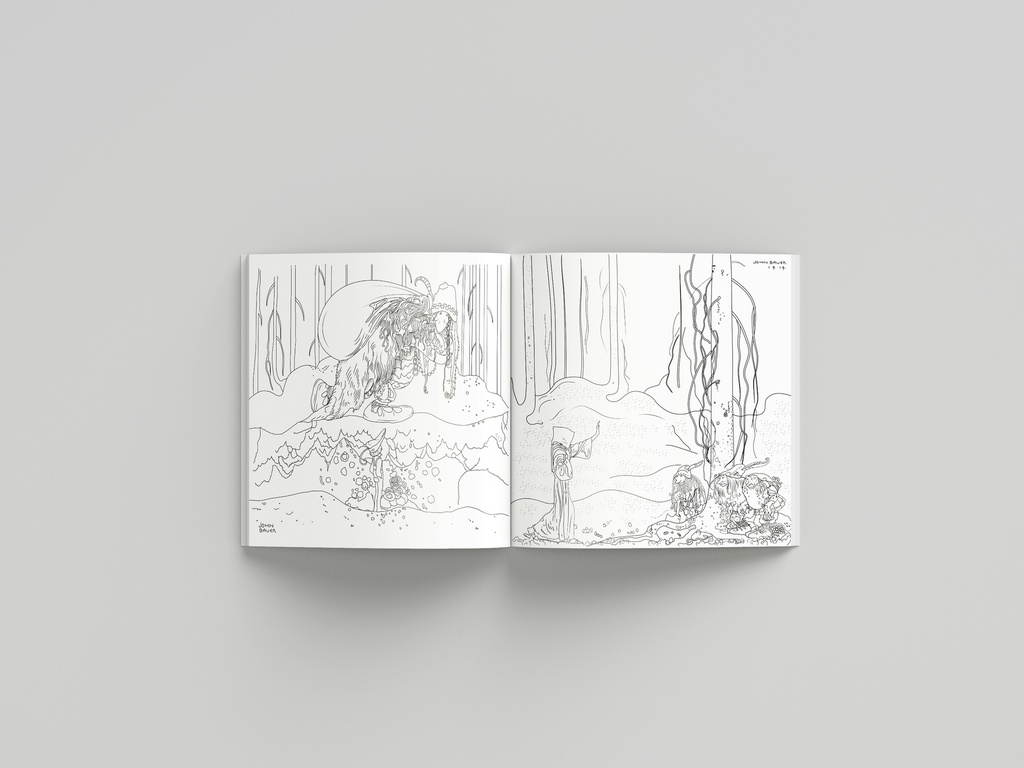 Fantasy Forest Coloring Book - John Bauer - 3