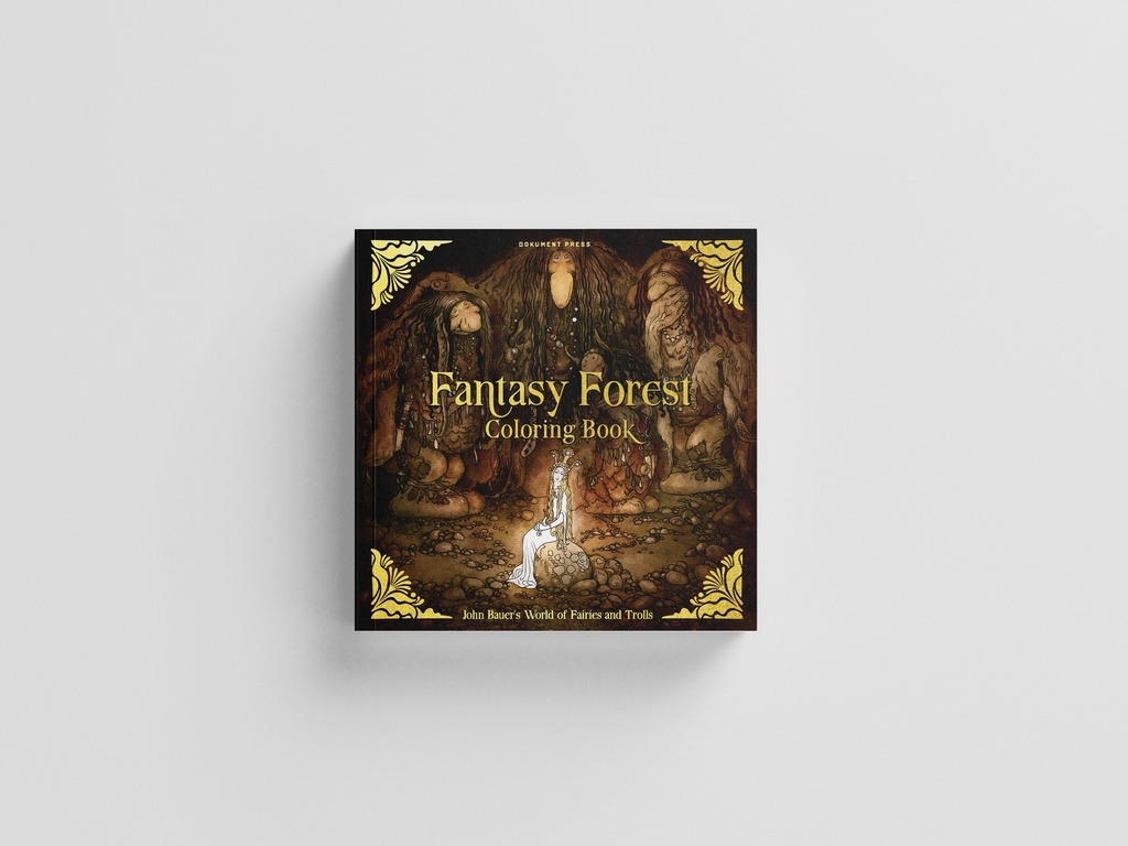Fantasy Forest Coloring Book - John Bauer
