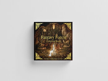 Fantasy Forest Coloring Book - John Bauer