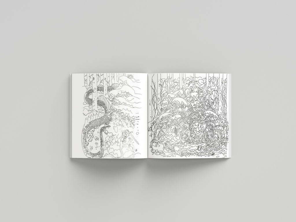Fantasy Forest Coloring Book - John Bauer - 5