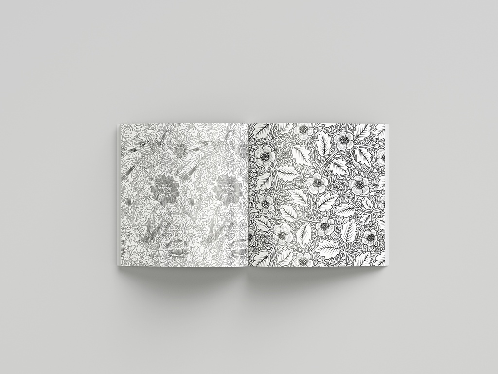 Målarbok William Morris /William Morris coloring book - 5