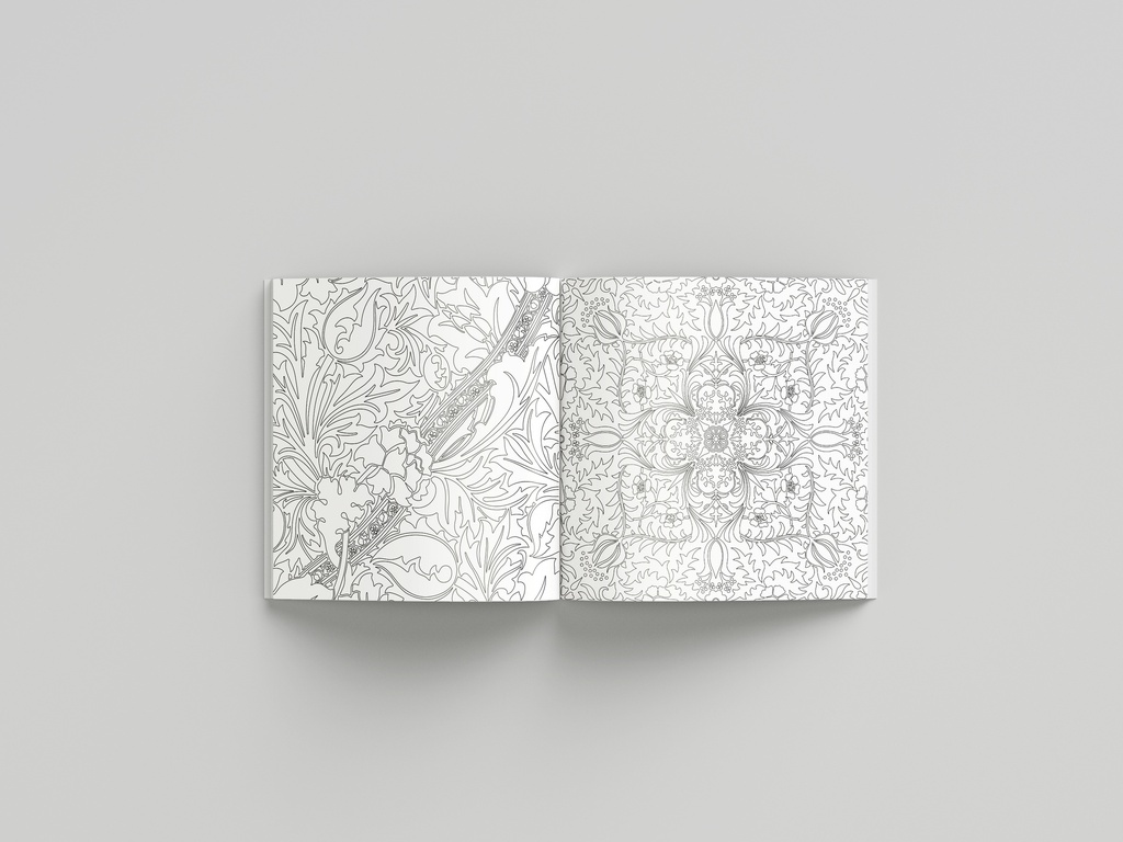 Målarbok William Morris /William Morris coloring book - 3