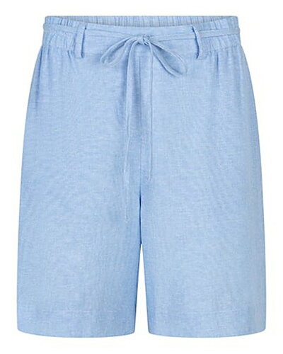 Shorts Cami linneblandning ljusblå