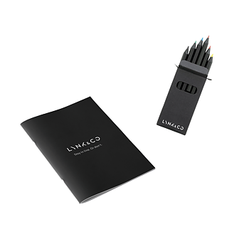 Childrens coloring book and pen set
