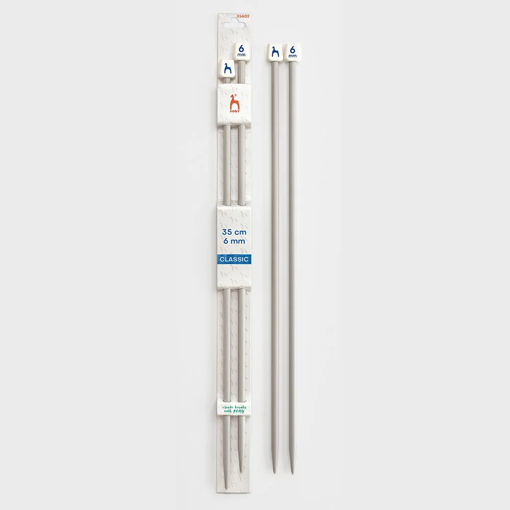 Parstickor  6,0 Pony 35 cm metall 35602