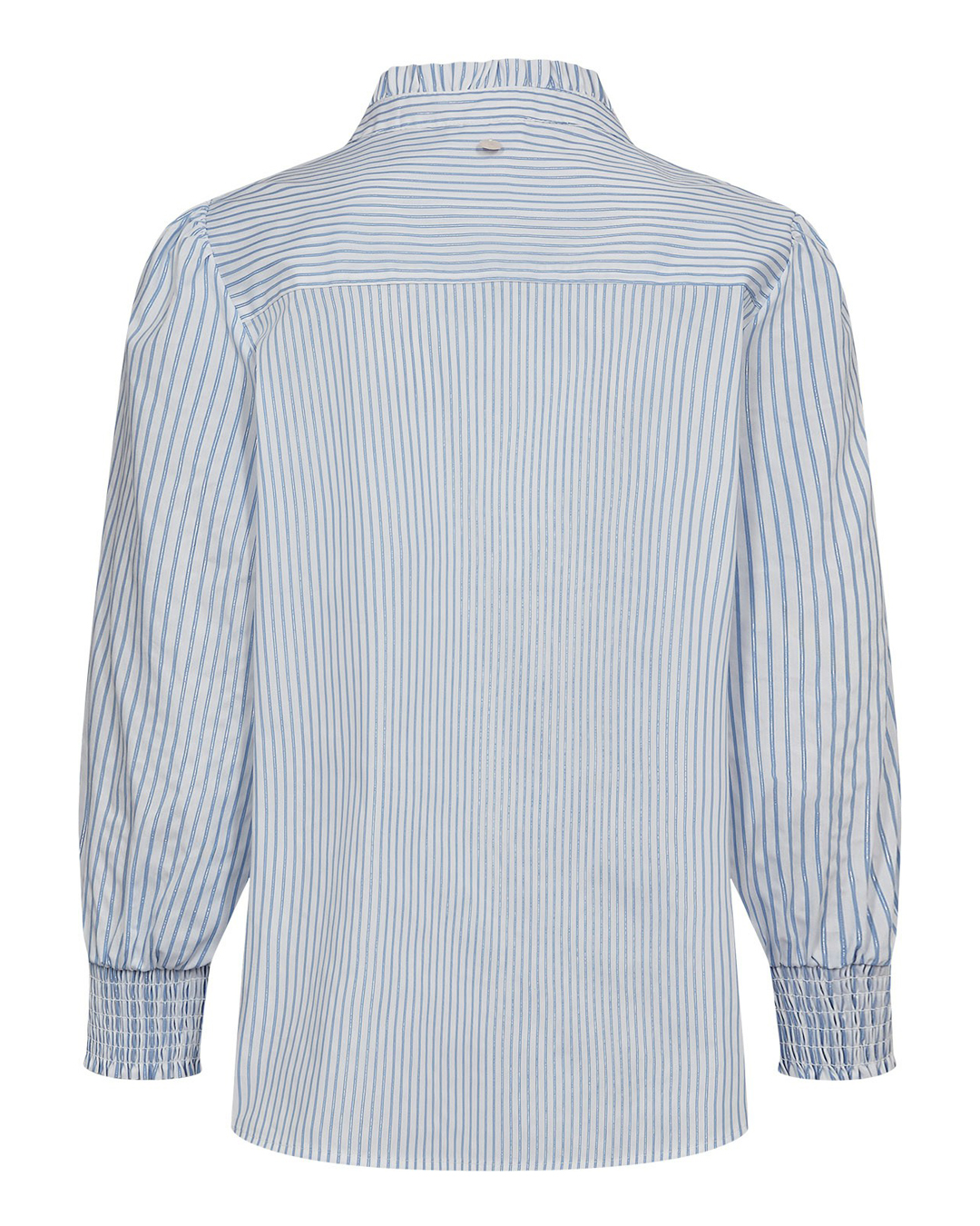 Blus Lili randig blå/vit glittertrådar - 6