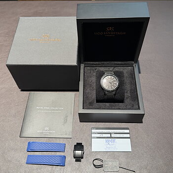 020753 Sjöö Sandström Royal Steel Worldtimer LEET 41 begagnade  box