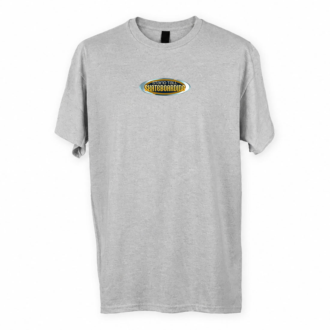 Stand Tall T-Shirt - Skateboarding Ash Grey