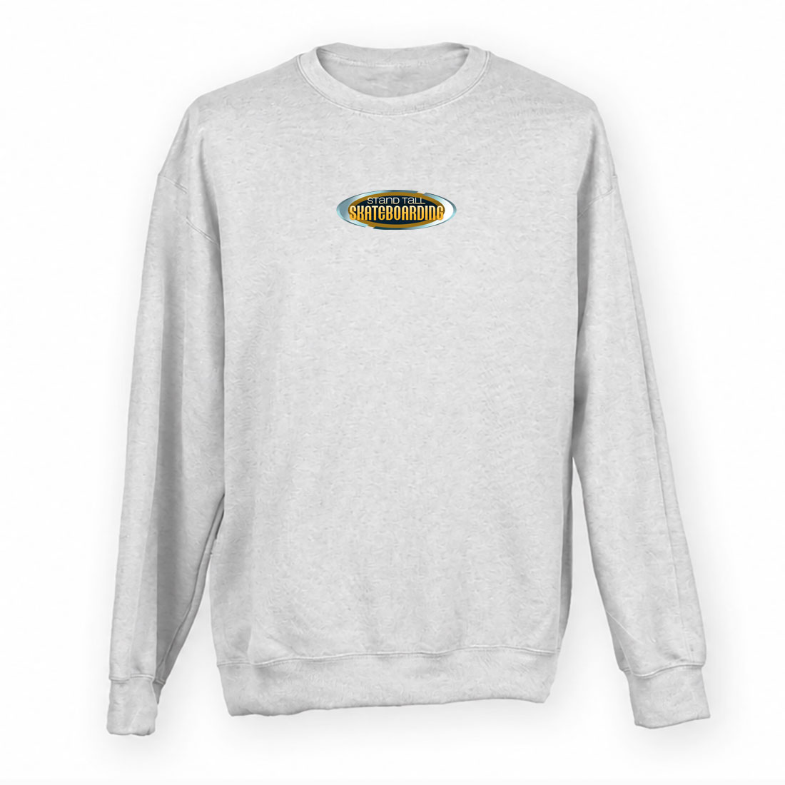 Stand Tall Sweatshirt - Skateboarding Ash Grey