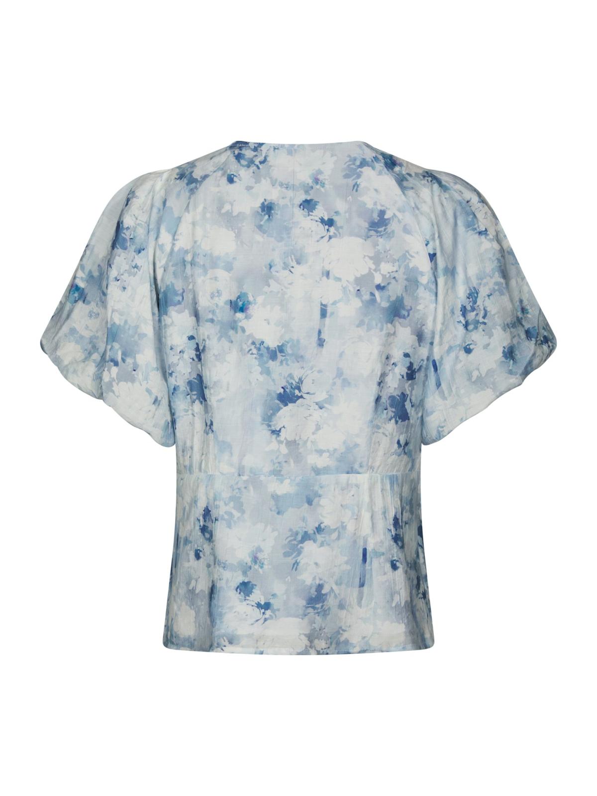 Neo Noir IrinaFloral Fusion Blouse, Blue - 2