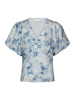Neo Noir IrinaFloral Fusion Blouse, Blue