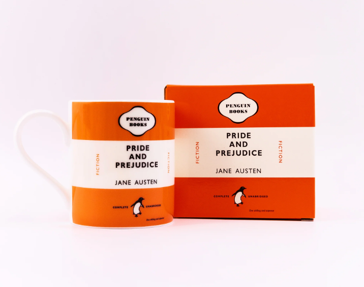 Penguin : Jane Austen Pride and Prejudice Mug - Mugg med den ikoniska klassikerdesignen