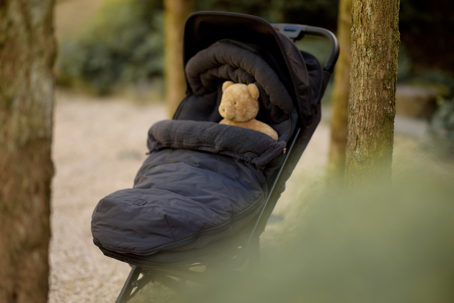 Jollein Åkpåse buggy/stroller Embossed Nearly Black - 10