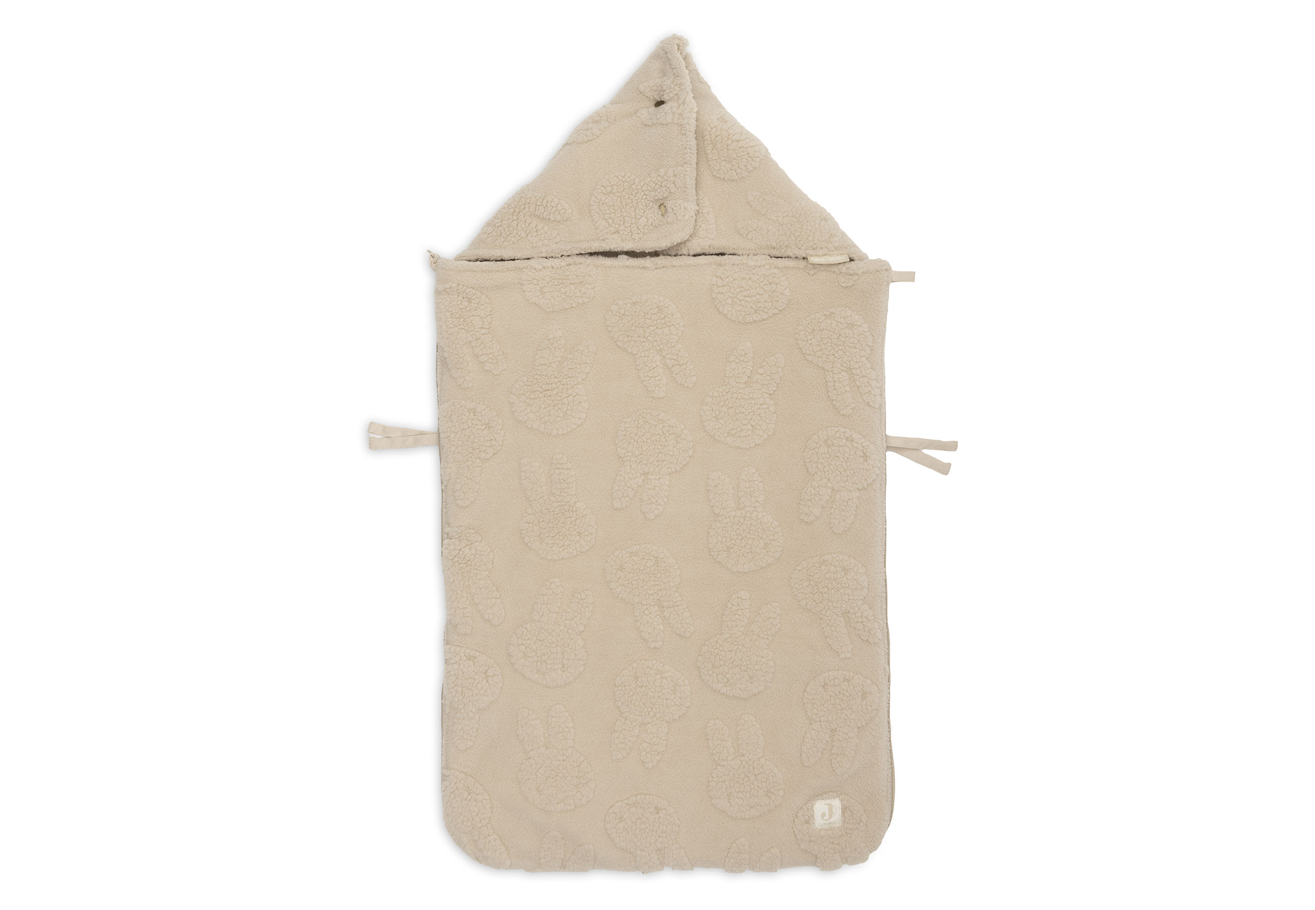 Jollein Åkpåse 0+ 3/5p  Miffy Jacquard Teddy Sand - 4