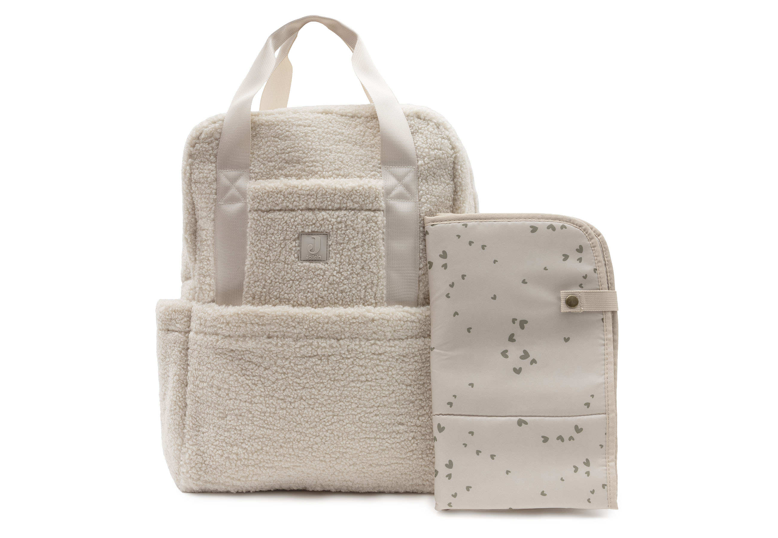 Jollein Diaper Bag Backpack Teddy Lou Sand - 5