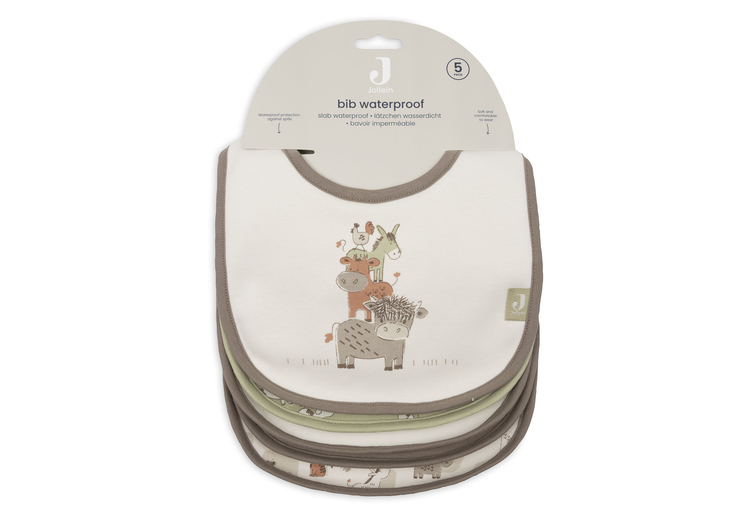 Jollein Haklapp Vattentät Barn Buddies (5pack) - 6